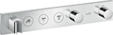 AXOR ShowerSolutions Select Thermostatmodul 530/90 Chrom – 3 Verbraucher, gleichzeitige Nutzung