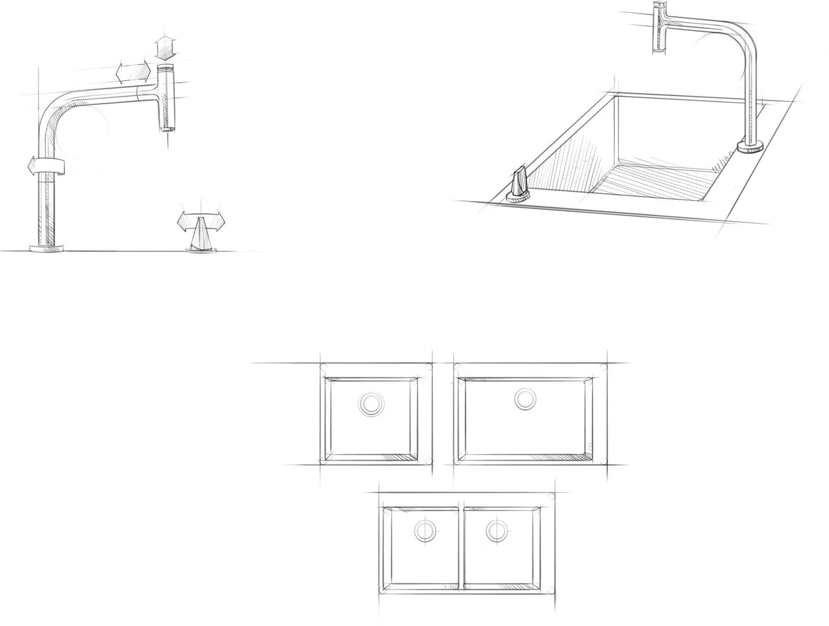 HANSGROHE Unterbauspüle S719-U660 Edelstahl 660 mm – Einzelbecken ohne Hahnloch