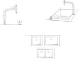 HANSGROHE Unterbauspüle S719-U660 Edelstahl 660 mm – Einzelbecken ohne Hahnloch