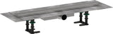 HANSGROHE RainDrain Compact Duschrinne 1200 mm Komplettset – Edelstahl, flache Installation, DN 40