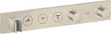 AXOR ShowerSolutions Select Thermostatmodul 530/90 Chrom – 3 Verbraucher, gleichzeitige Nutzung