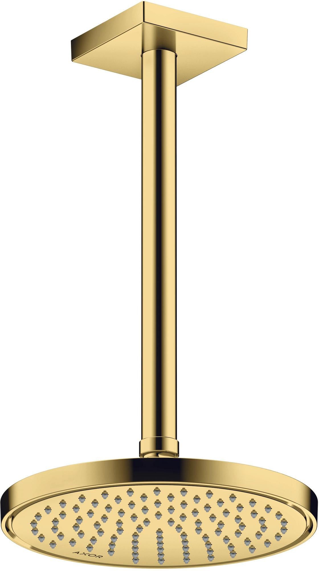 AXOR Kopfbrause 220 1jet EcoSmart Chrom – Rain-Duschkopf mit Antikalk, 220 mm, für Wand- und Deckenmontage