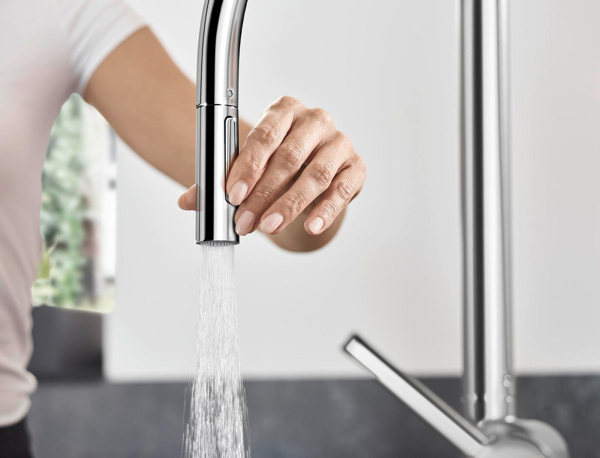 HANSGROHE Talis M54 210 Spültischmischer mit Ausziehbrause und sBox in Chrom