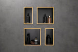 HANSGROHE XtraStoris Individual Wandnische 300x150x100 mm brushed bronze Designrahmen