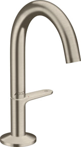 AXOR ONE Select 140 Waschtischmischer mit Push-Open Ablaufgarnitur in Chrom – Einhandhebelmischer