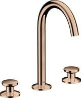 AXOR ONE Select 170 3-Loch-Waschtischarmatur mit Push-Open Ablaufgarnitur, Chrom