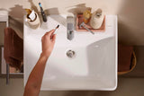 Hansgrohe Xanuia Q Waschtisch 600x480 mm weiß ohne Hahnloch mit Überlauf