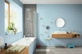 HANSGROHE Showerpipe Croma E 280 1jet chrom mit Wannenthermostat – Duschsystem mit CoolContact