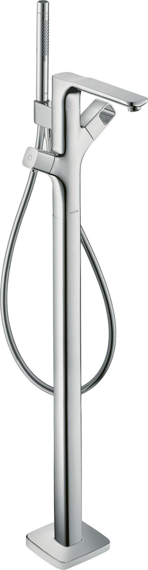 AXOR URQUIOLA Wannenthermostat DN 15 bodenstehend Chrom – Thermostatkartusche & 2 Verbraucher