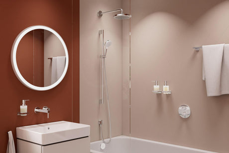 HANSGROHE Kopfbrause Croma 220 AIR 1jet DN 15 EcoSmart – Chrom, 220 mm, RainAir