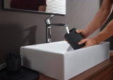 HANSGROHE Metris 260 Einhebel-Waschtischmischer mit ComfortZone, Zugstangen-Ablaufgarnitur und Temperaturbegrenzung, chrom
