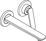 AXOR Citterio C Einhebel-Waschtischmischer Unterputz 193 mm Ausladung Chrom