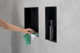 HANSGROHE XtraStoris Minimalistic Wandnische rahmenlos mattschwarz 300x150x100 mm