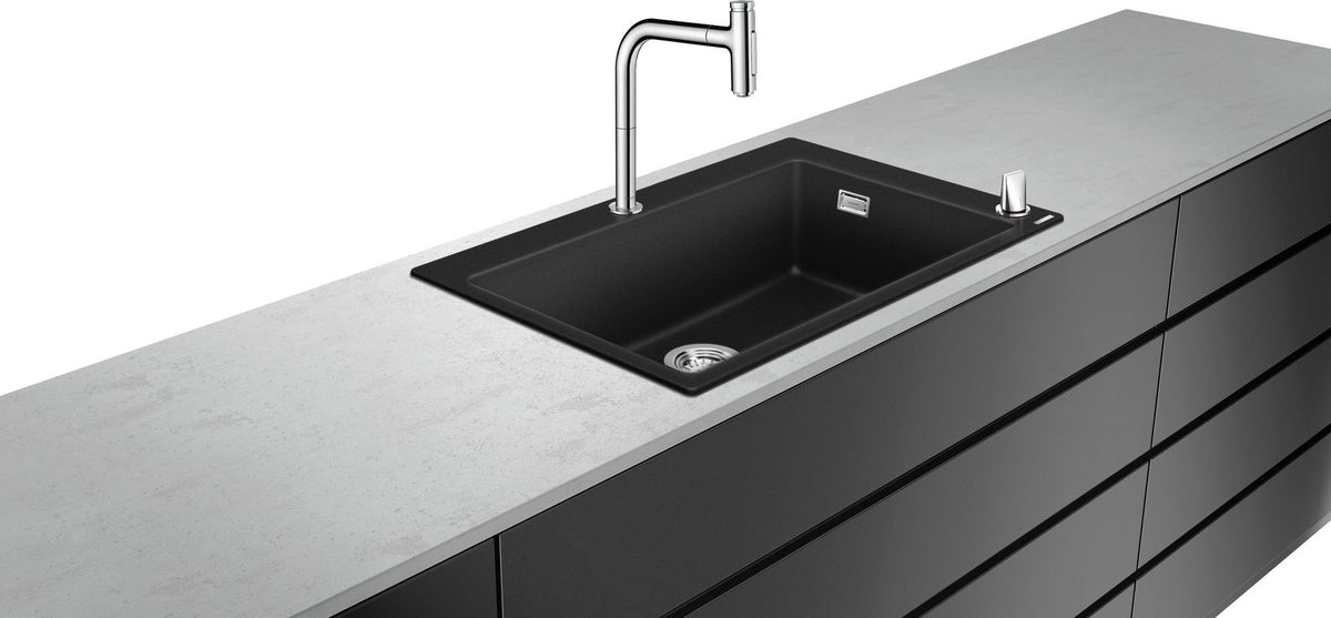 HANSGROHE Spülencombi Select 200 C51-F660-07 mit Einhebel-Küchenmischer chrom