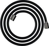 AXOR ShowerSolutions Textilbrauseschlauch 200 cm Chrom – konische und zylindrische Mutter