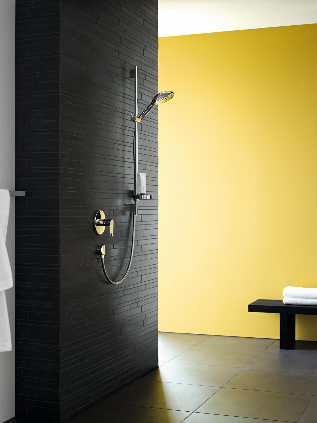 HANSGROHE Metris Brausemischer Fertigmontageset DN 15 Chrom mit Temperaturbegrenzung