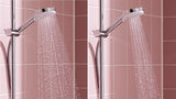 HANSGROHE Showerpipe CROMETTA E 240 Chrom mit Thermostat Ecostat 1001 CL – Duschsystem