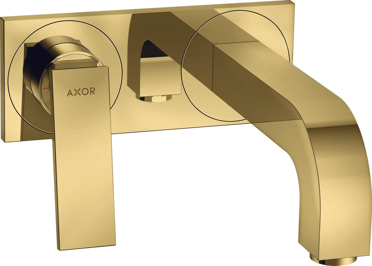 AXOR CITTERIO Fertigmontageset Unterputz-Waschtischmischer 220 mm Hebelgriff Gold