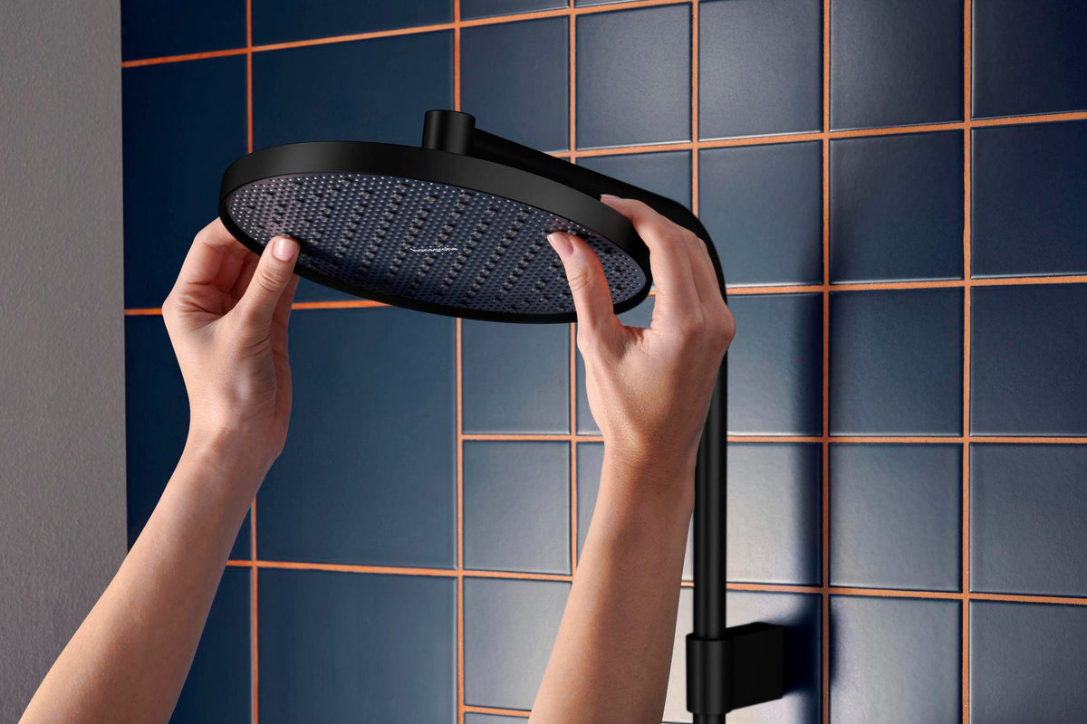HANSGROHE Activera S Showerpipe 240 1jet EcoSmart Reno Varia chrom – Duschsystem mit Kopf- und Handbrause