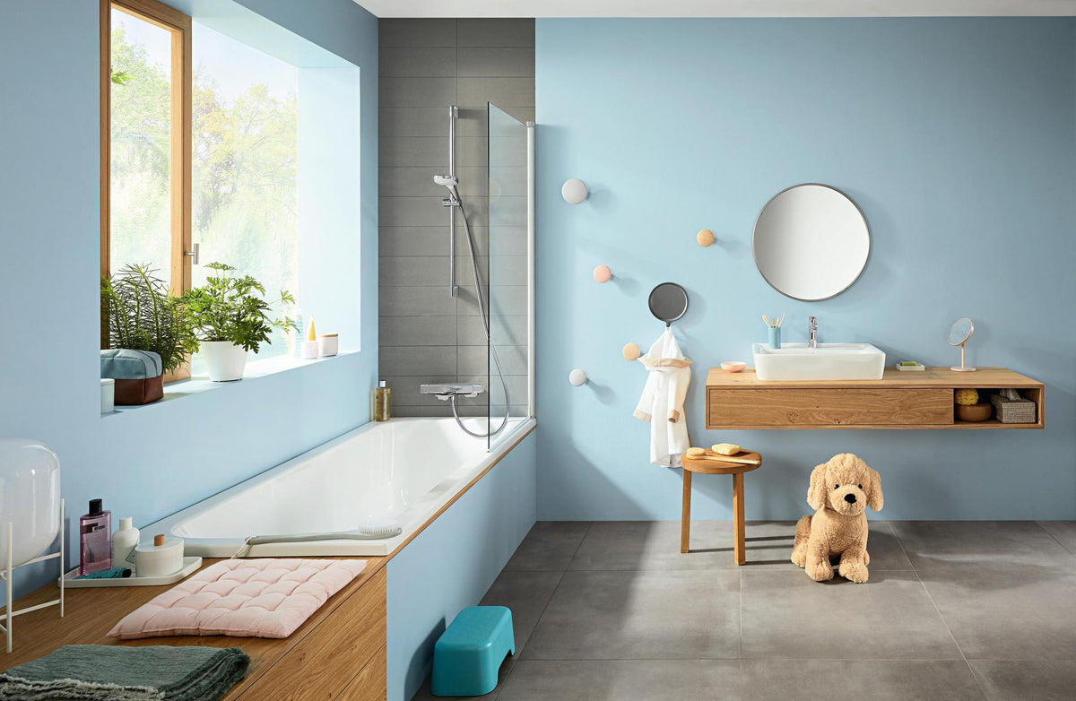 HANSGROHE Croma Select S Multi Handbrause 110 mm mit 3 Strahlarten weiß/chrom
