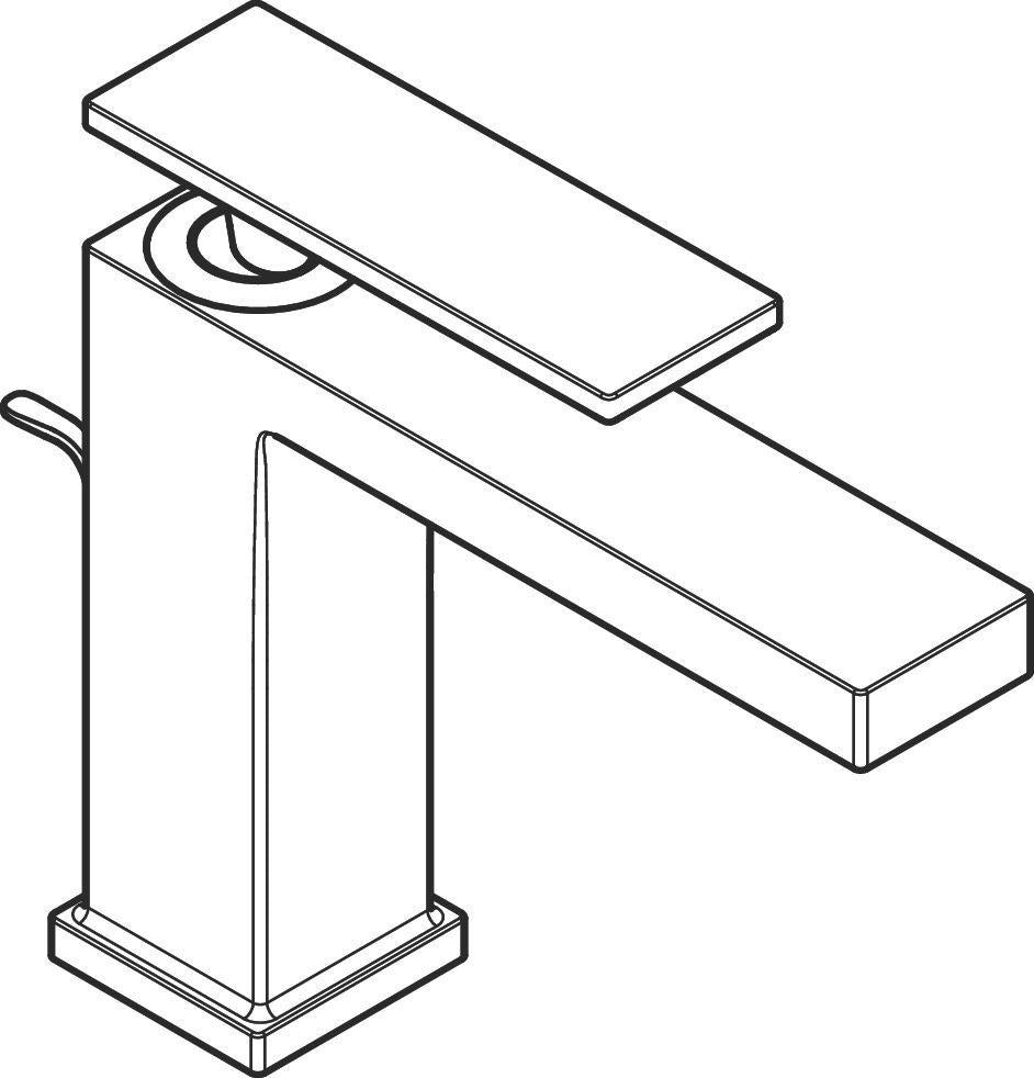 Hansgrohe Tecturis E Einhebel-Waschtischmischer 110 CoolStart Chrom mit Ablaufgarnitur