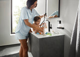 HANSGROHE AddStoris Lotionspender Wandmontage Chrom – 200 ml Flüssigseife, Mattglas