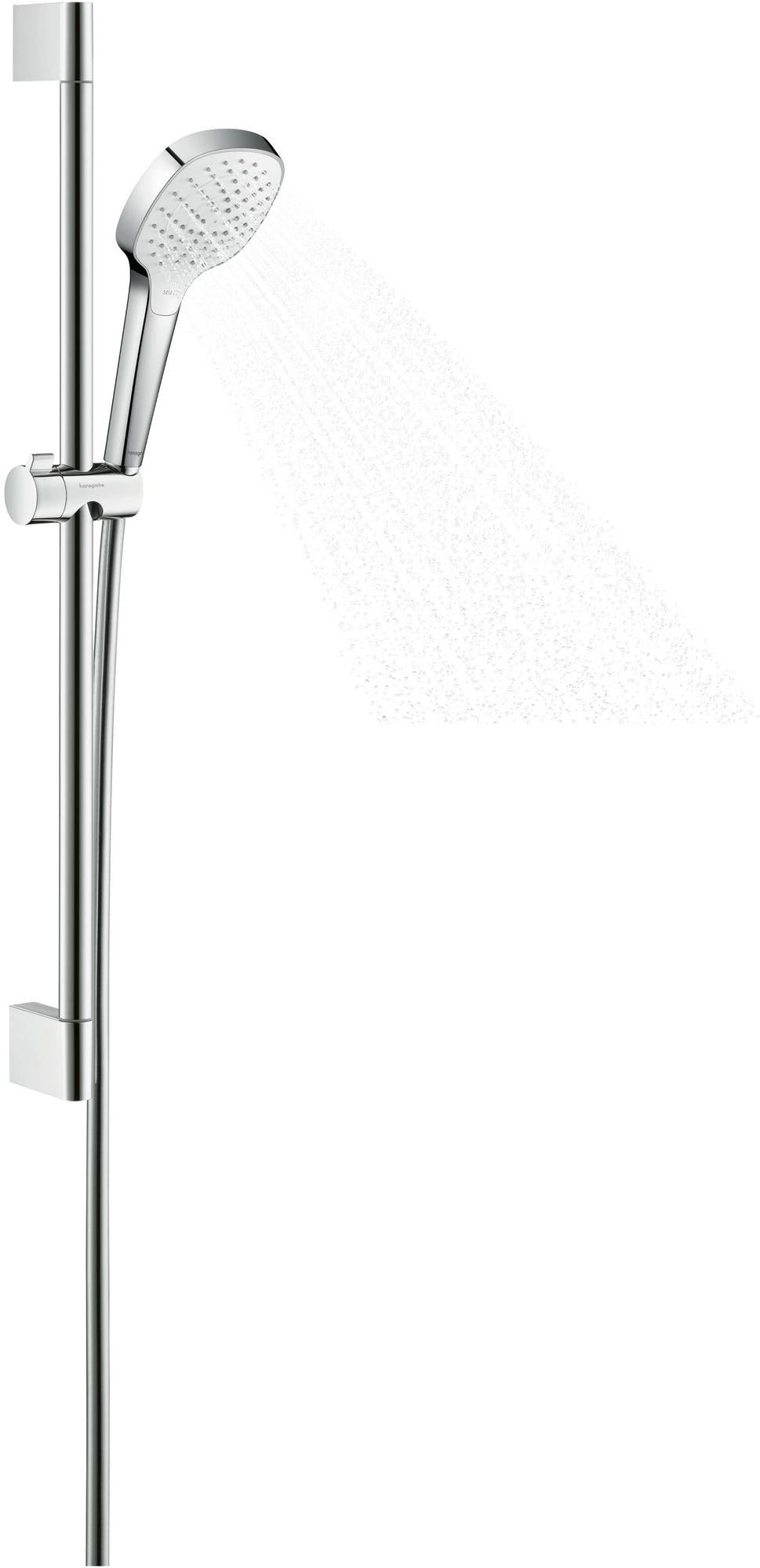 HANSGROHE Brauseset Croma Select E Vario mit Unica Croma Stange 650 mm weiß/chrom