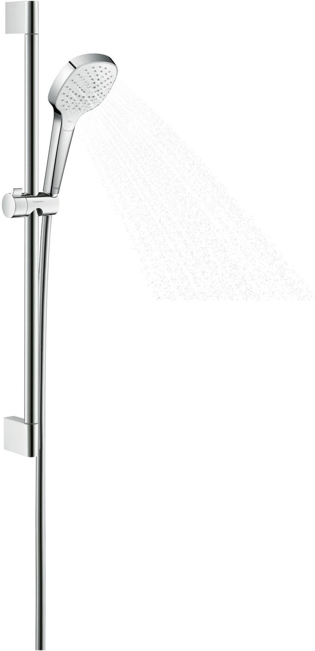 HANSGROHE Brauseset Croma Select E Vario mit Unica Croma Stange 650 mm weiß/chrom