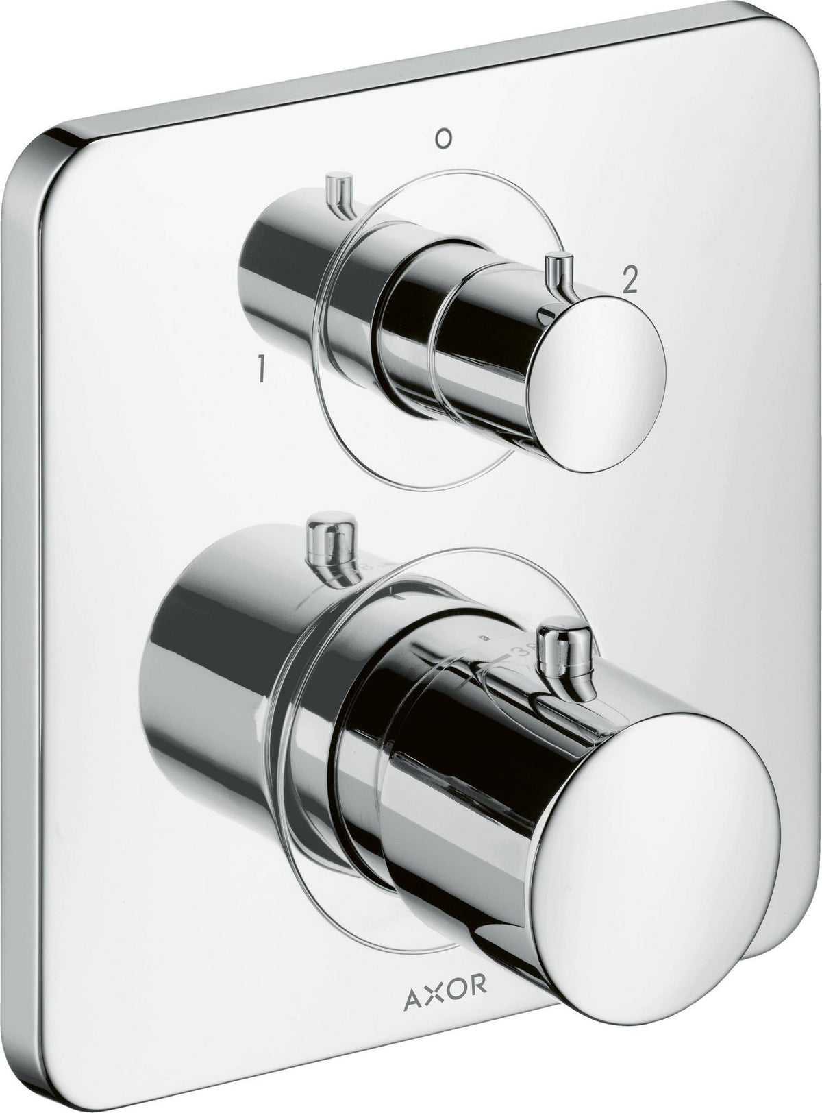 AXOR Citterio M Unterputz-Thermostat mit Abstellventil, chrom – 1 Verbraucher