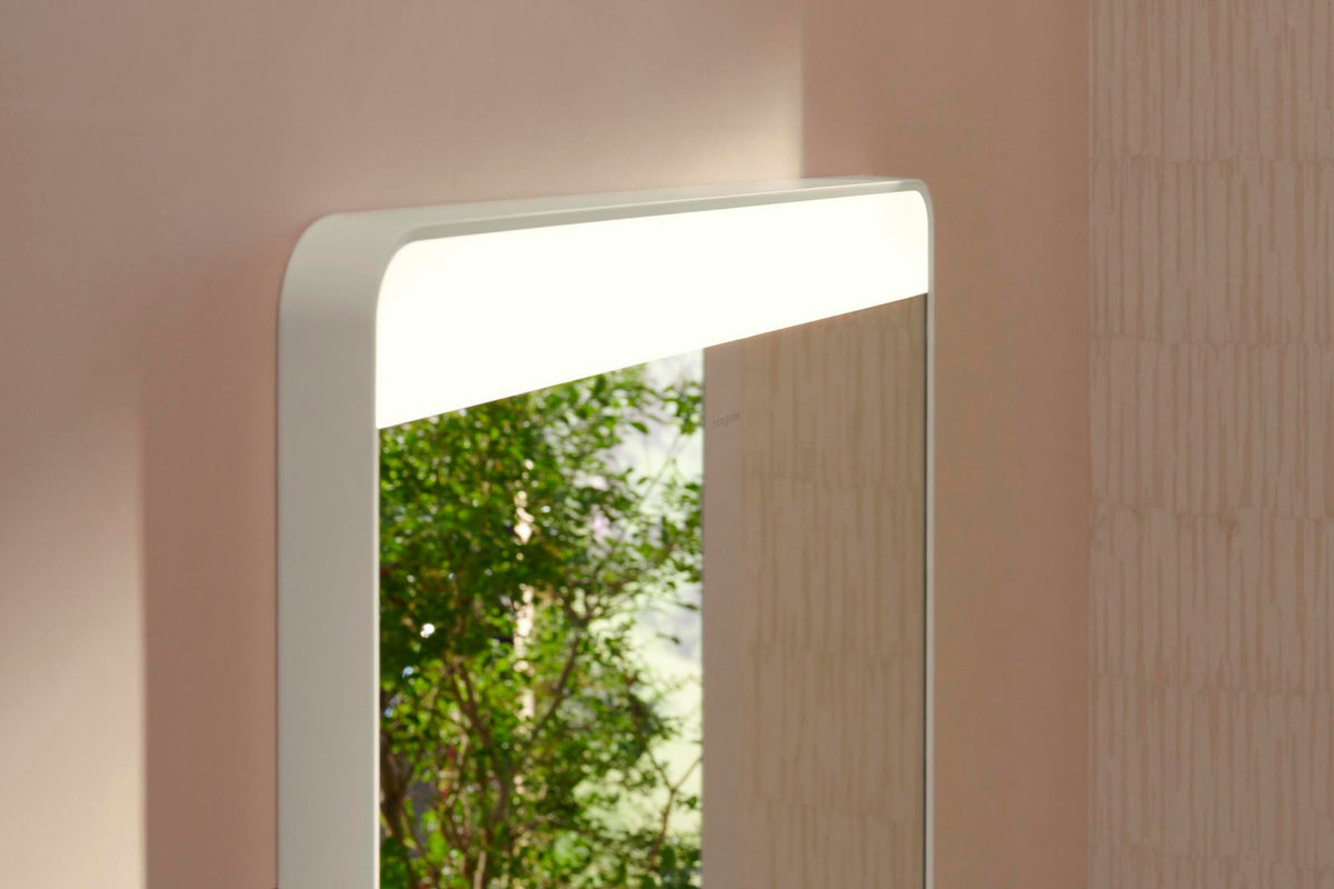 Hansgrohe Xarita Lite Q Spiegel 360 mm mit horizontaler LED-Beleuchtung, mattschwarz