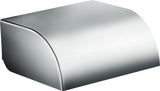 AXOR Universal Circular Toilettenpapierhalter mit Deckel, Chrom, Wandmontage, verdeckte Befestigung