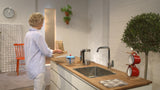 HANSGROHE Einhebel-Küchenmischer 260 FOCUS DN 15 Chrom – ComfortZone und 3-fach einstellbarer Schwenkbereich