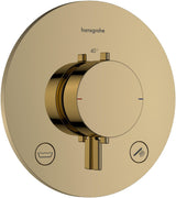 HANSGROHE Ecostat Comfort S Thermostat UP Fertigset für 2 Verbraucher mit Sicherungskombination