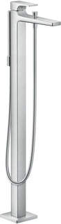 HANSGROHE Metropol Einhebel-Wannenmischer bodenstehend DN15 Chrom mit Stabhandbrause