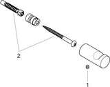 HANSGROHE Einzelhaken Logis Wandmontage verchromt – Metall, verdeckte Befestigung