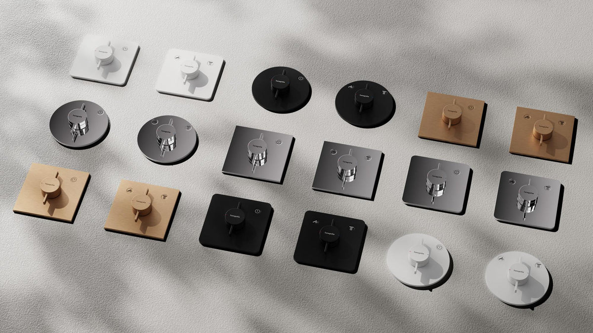 HANSGROHE DuoTurn E Unterputz-Mischer 1 Verbraucher chrom – Thermostatische Temperaturregelung