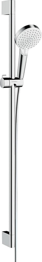 mit Unica´ Croma Brausestange, Crometta Vario Handbrause, Co / ohne