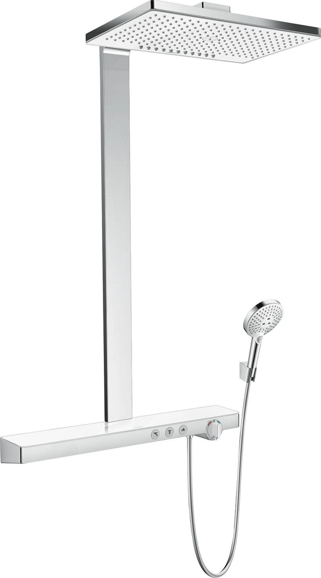 HANSGROHE Rainmaker Select 460 Duschsystem mit Thermostat ShowerTablet Select 700, 2 Strahlarten, weiß/chrom
