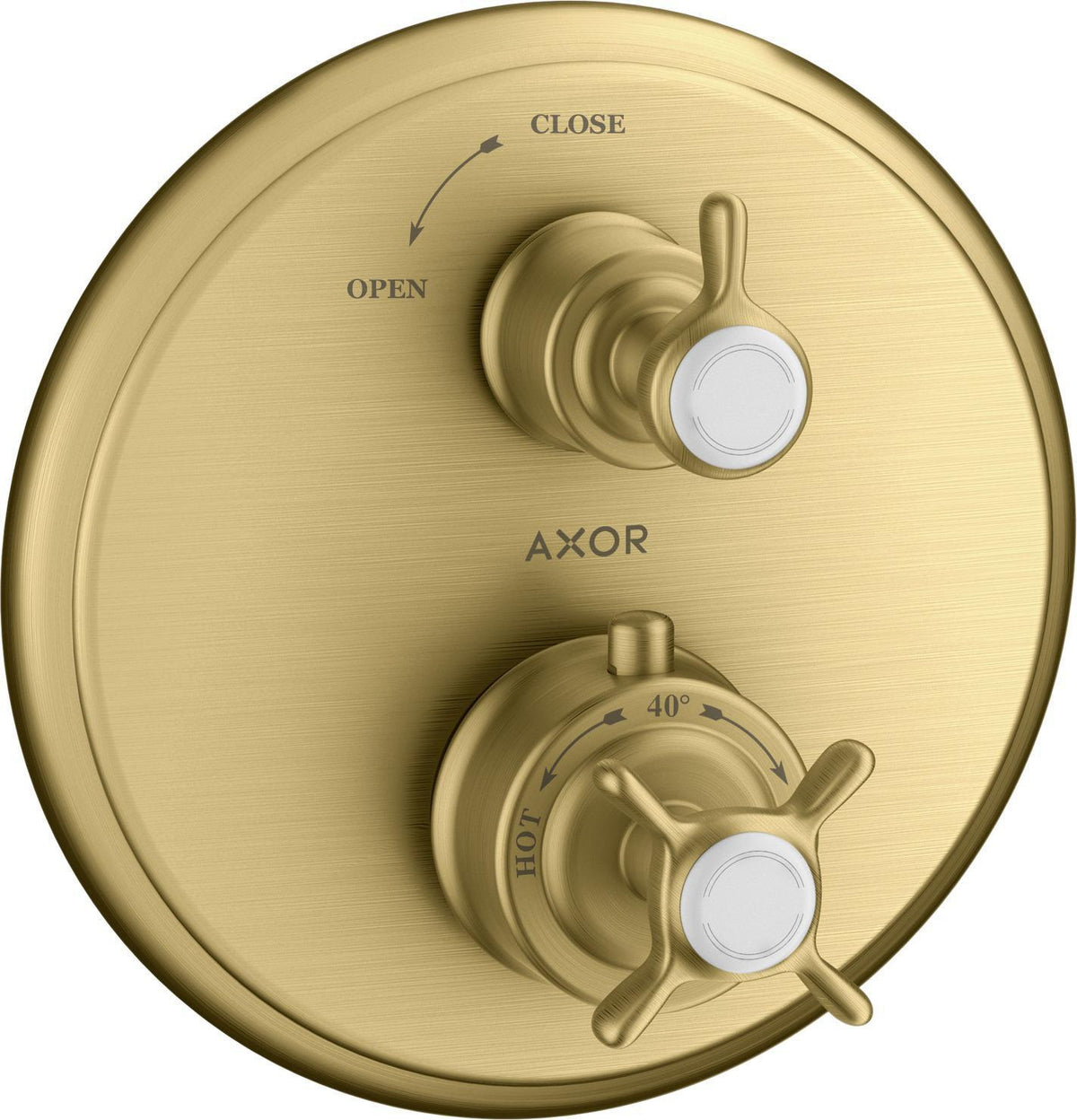 AXOR MONTREUX Unterputz-Thermostat mit Abstellventil, Chrom – 1 Verbraucher