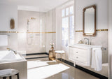 HANSGROHE Kopfbrause RAINDANCE CLASSIC AIR 1jet 240 mm mit Brausearm 390 mm chrom/gold