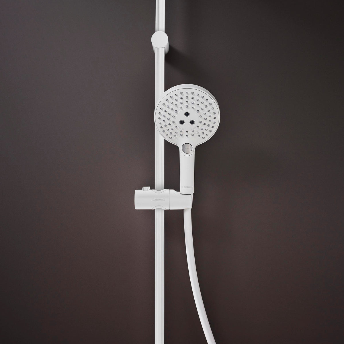 HANSGROHE Raindance Select S Showerpipe mit Thermostat Ecostat Comfort – 240 mm Kopfbrause, Chrom