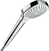HANSGROHE Handbrause Croma Select E Multi – 3 Strahlarten, Select-Taste, weiß/chrom