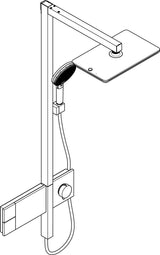 HANSGROHE Raindance Alive Q 210/340 Duschsystem 1jet EcoSmart mit ShowerSelect Comfort Thermostat