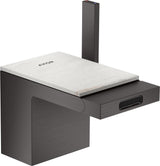 AXOR MyEdition Platte 150 in Leder – Abnehmbare Design-Abdeckung für Waschtischarmaturen