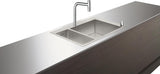 HANSGROHE Spülencombi SELECT 180 x 450 C71-F655-09 – Edelstahl-Spülset mit Armatur und Select-Technologie