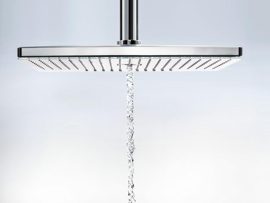 Hansgrohe Rainmaker Select 460 Kopfbrause 2jet DN 15 mit Deckenanschluss 100 mm weiß/chrom