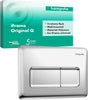 Hansgrohe iFrame Original Q Betätigungsplatte mit 2-Mengen-Spülung in Chrom