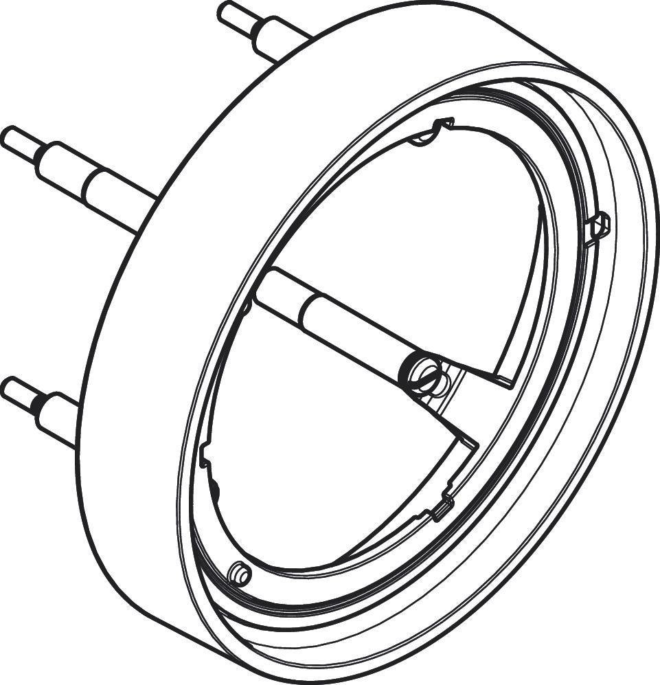 HANSGROHE Verlängerungsrosette ShowerSelect Comfort S 22 mm Chrom – für größere Fliesenüberdeckung