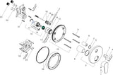 HANSGROHE Focus Einhebel-Wannenmischer Chrom – Wandmontage, 2 Verbraucher, Thermostat