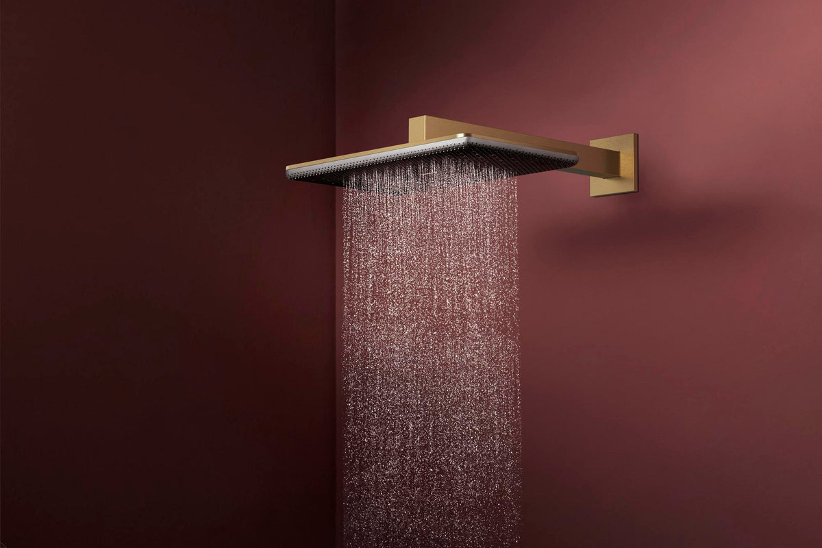 HANSGROHE Kopfbrause Raindance Alive Q 210/340 1jet – Rechteckig, RainAir & PowderRain, Schwarz